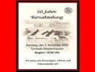 50 Jahre Turnabteilung SVW - SV Westernhausen