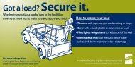 Got a load? Secure it. - City of Tacoma