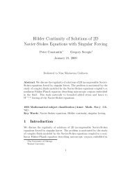 Hölder Continuity of Solutions of 2D Navier-Stokes Equations with ...