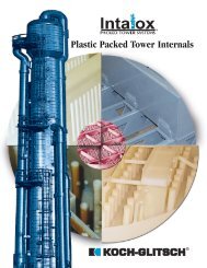 Plastic Packed Tower Internals - Koch-Glitsch