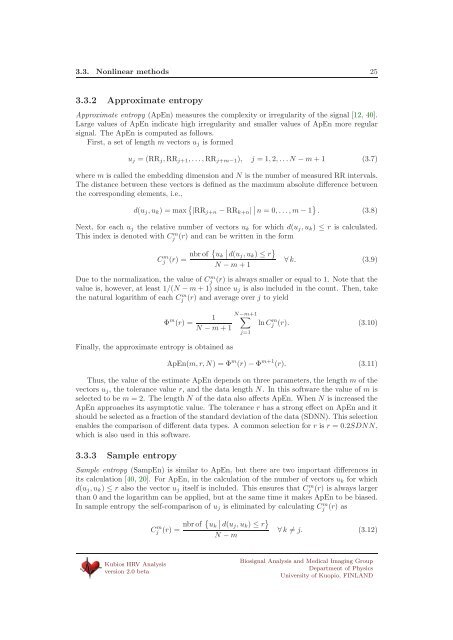 USER'S GUIDE - Biosignal Analysis and Medical Imaging Group