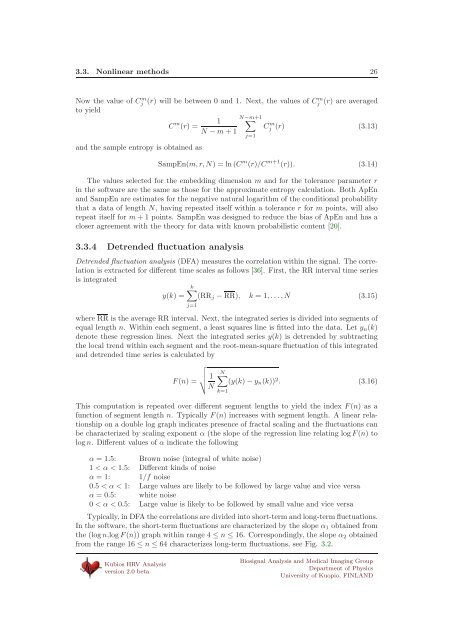 USER'S GUIDE - Biosignal Analysis and Medical Imaging Group