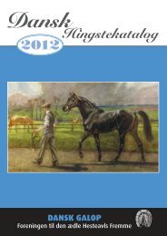 Hingstekatalog - Dansk Galop