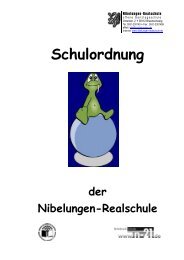Schulordnung - Nibelungen-Realschule Braunschweig