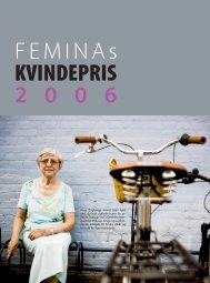 FEMINAs KVINDEPRIS 2 0 0 6 - Hjerneskadeforeningen