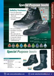 foot protection special purpose boots - Anchor