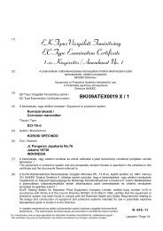 BKI09 ATEX 0019X_kieg_am.1.pdf - BKI ExVÃ Kft.