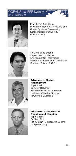 Program Book - Oceans'10 IEEE Sydney