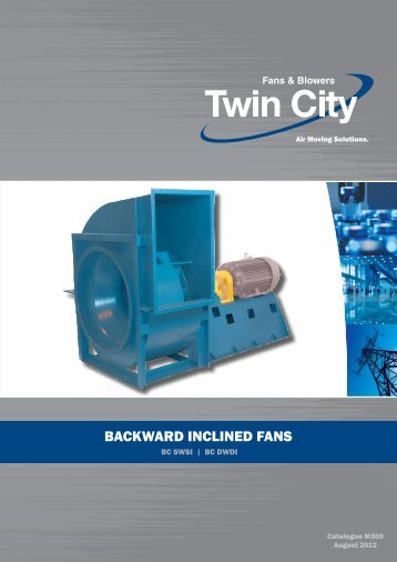 BC - SWSI & DWDI Backward Inclined - Catalogue M300 (Metric)