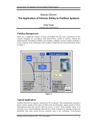 The Application of Intrinsic Safety to Fieldbus Systems - ICEWeb