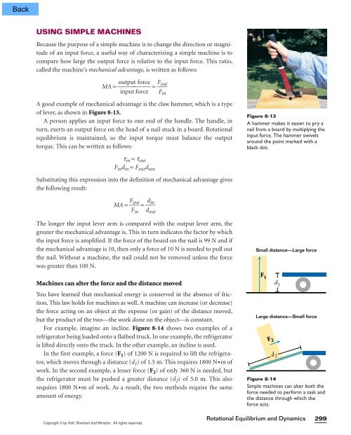 Phys. Chapter 08 - Beau Chene High School Home Page