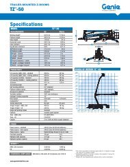 Genie TZ-50 Trailer Mounted Z-Boom - 17.09m - Ben Burgess