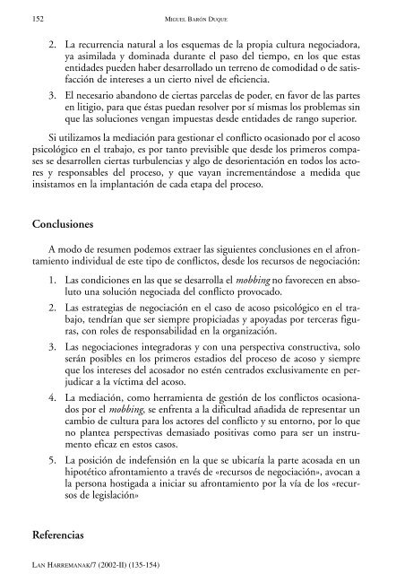 Afrontamiento individual del acoso moral en el trabajo a travÃ©s de ...