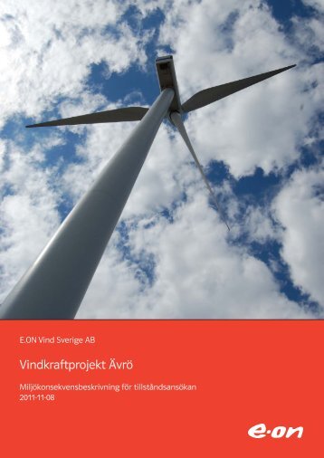 Vindkraftprojekt ÃvrÃ¶ - E.ON