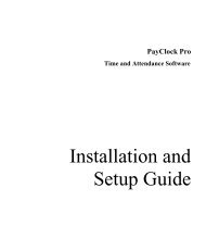 Installation and Setup Guide - Lathem Time Corporation