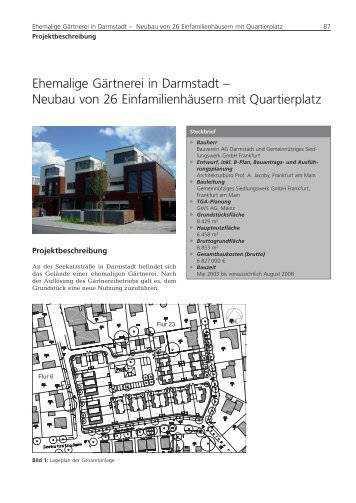 Ehemalige Gärtnerei in Darmstadt – Neubau von 26 ...