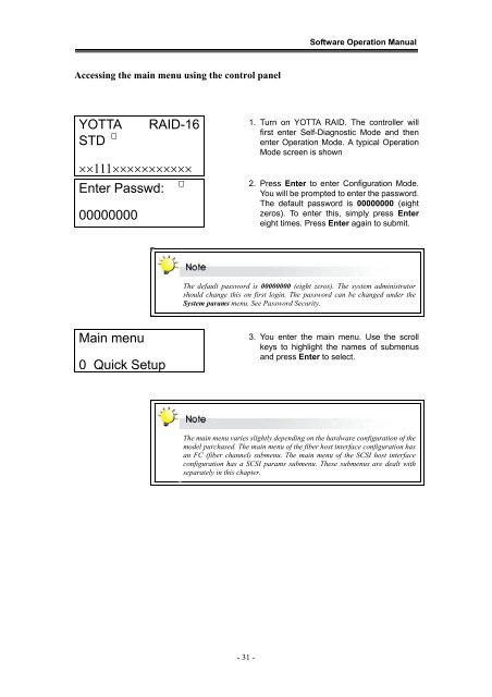 Yotta RAID Software installation guide - Axus