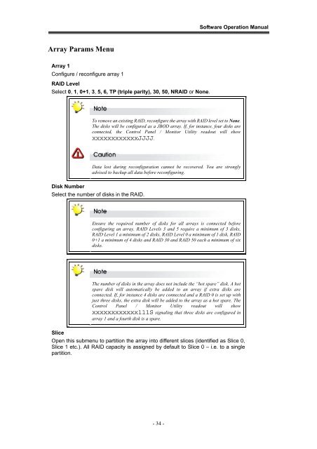 Yotta RAID Software installation guide - Axus