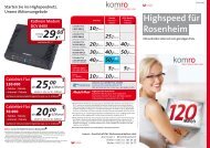 Highspeed fÃƒÂ¼r Rosenheim - Komro