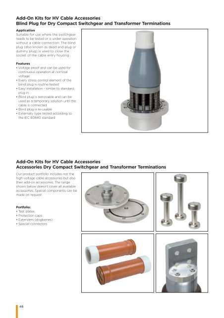 Raychem High Voltage Cable Accessories up to 245 kV - Dielectro ...