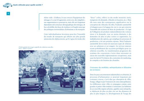 Les cahiers du conseil nÂ°3 - Automobiles et Equipement ... - cgedd