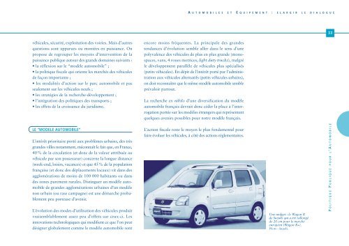 Les cahiers du conseil nÂ°3 - Automobiles et Equipement ... - cgedd