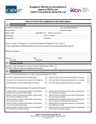 download enrolment form - CAD-IT Consultants (Asia) Pte Ltd
