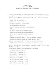 Practice problems on quantified statements