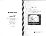 Apollo MX20 MFD Quick Reference - Engineers Flying Club