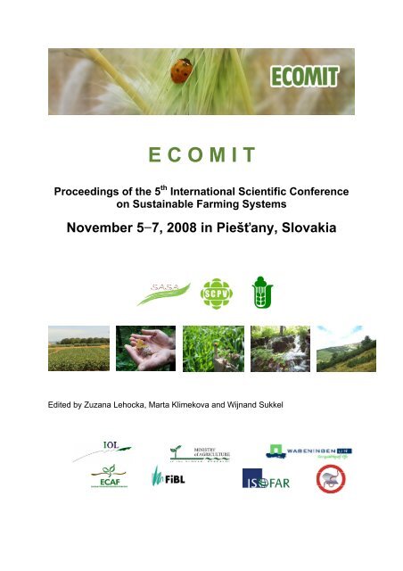 E C O M I T - European Conservation Agriculture Federation-ECAF