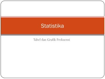 ST3 Tabel dan Grafik Frekuensi - istiarto