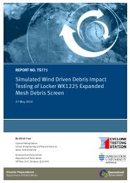 Simulated Wind Driven Debris Impact Testing of Locker WK1225 ...