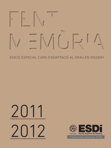 Memoria 2011-2012 (curs pont) - ESDi