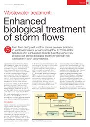 Wastewater treatment: Enhanced biological treatment of storm flows