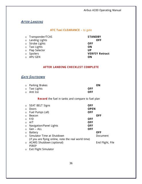 A330 Operating Manual - Delta Virtual Airlines