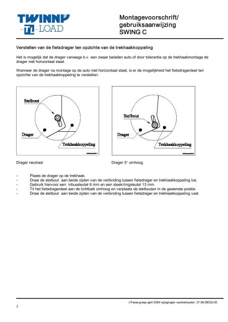 Handleiding Swing C - Twinny Load