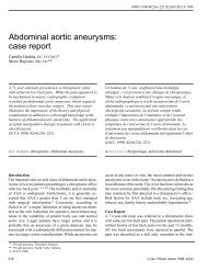 Abdominal aortic aneurysms: case report