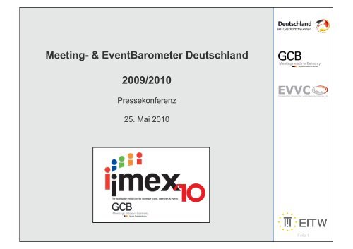 Meeting- & Eventbarometer Deutschland 2009/2010