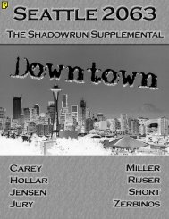 TSS: Downtown Seattle 2063 - Shadowrun.us