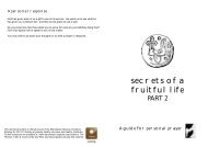 Secrets of a Fruitful Life 2 - The Diocese of Manchester