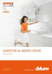 Prospektus SERVO-DRIVE AVENTOS felnyÃ­lÃ³hoz - Blum