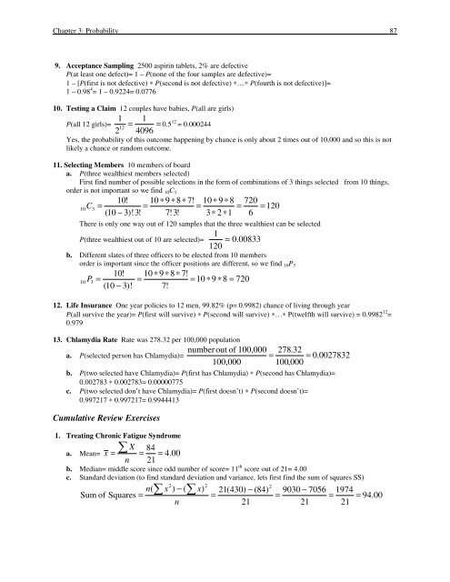 Chapter 3. Probability