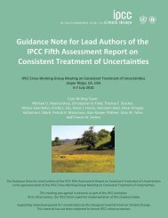 Guidance Note for Lead Authors - IPCC - Working Group I