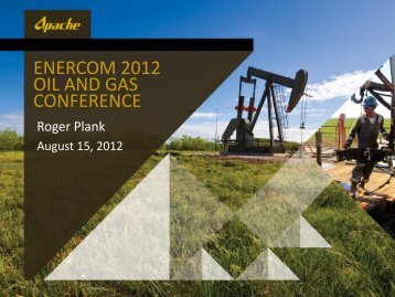 ENERCOM 2012 OIL AND GAS CONFERENCE - Shareholder.com