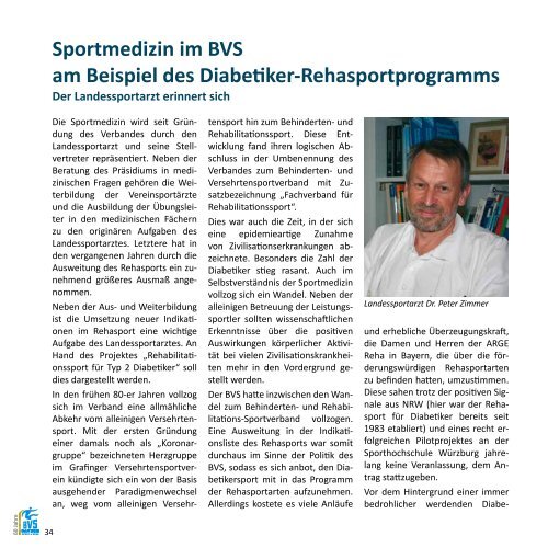 Festschrift 60 Jahre BVS Bayern - Behinderten- und Versehrten ...