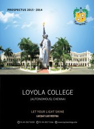 Prospectus (2013-2014) - Loyola College