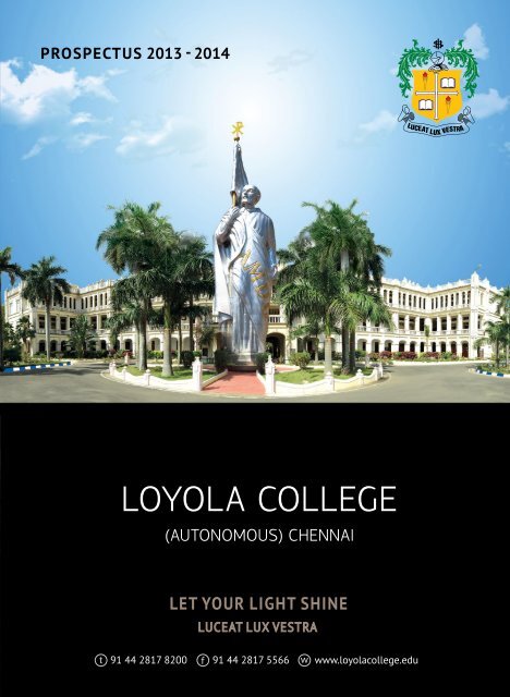 Prospectus (2013-2014) - Loyola College