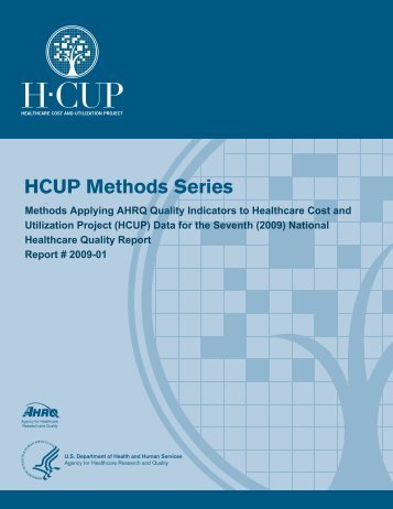 Methods Applying AHRQ Quality Indicators to HCUP Data for the ...