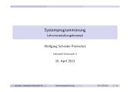 Systemprogrammierung - CS 4