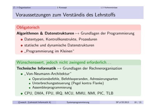 Systemprogrammierung - CS 4